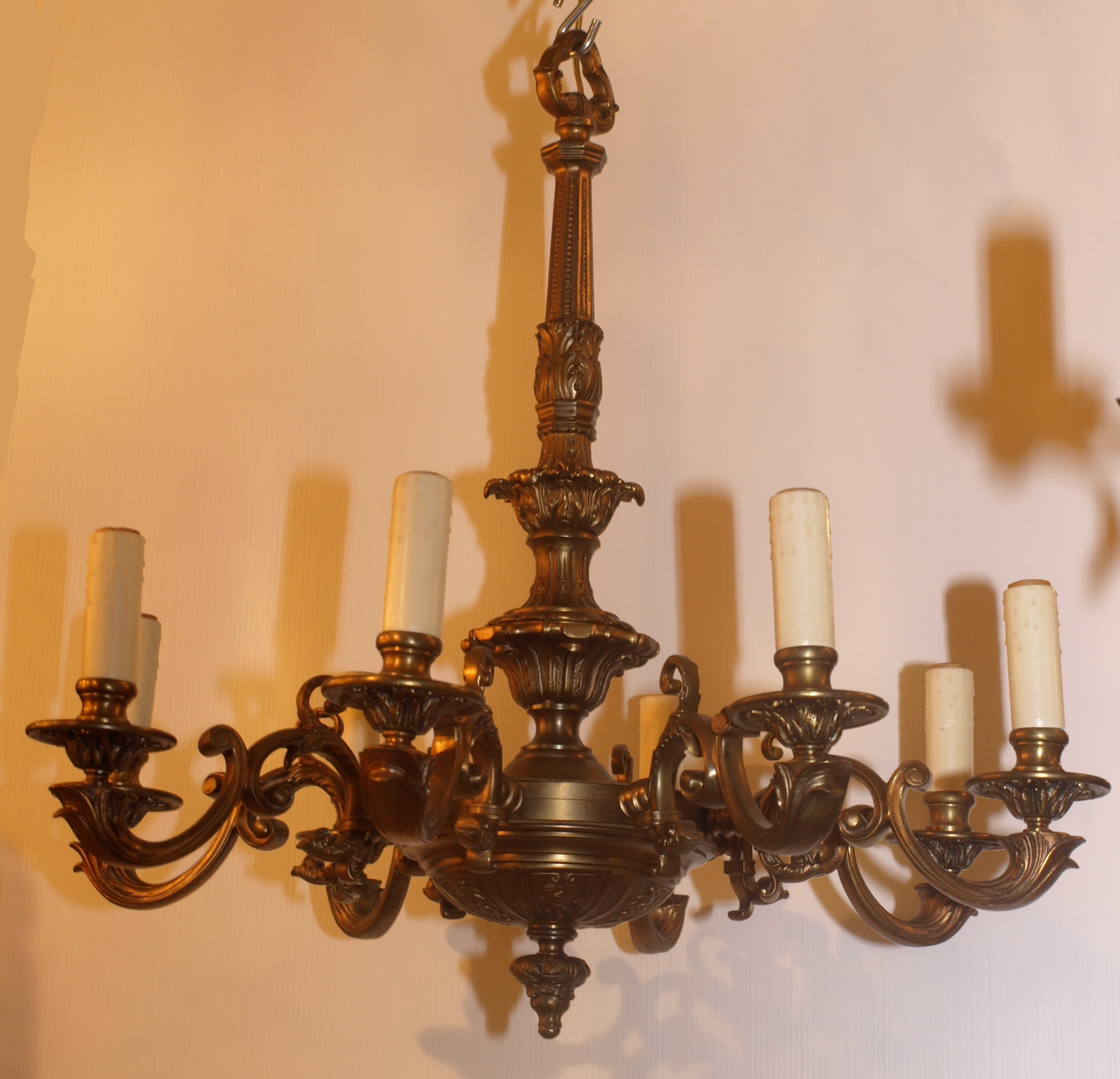 Gilt Bronze Chandelier, France | MAURICE CHANDELIER, INC.